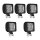 5 Worklights LED 22W 2W screwed square OSRAM CUBE MX85-WD Off-Road