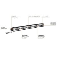 2 Zusatzscheinwerfer LED 46W geschraubt OSRAM LIGHTBAR SX500 für NFZ und Offroad