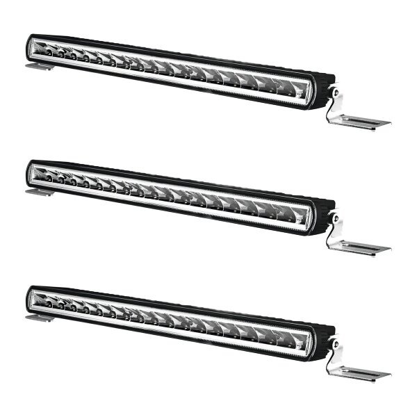 3 Auxiliary headlamps LED 46W screwed OSRAM LIGHTBAR SX500 for cars and off-road