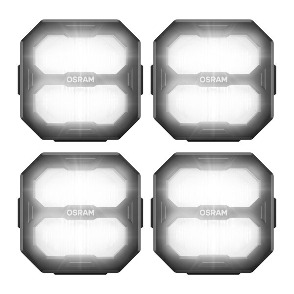 4 Arbeitsscheinwerfer LED 45W 6000K 4500lm OSRAM Cube PX Ultrawide Beam