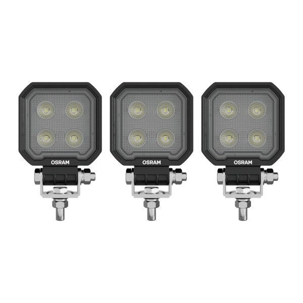3 Worklights LED 13.2W screwed 1,350lm LEDriving OSRAM Cube WL VX80-WD