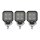 3 Worklights LED 13.2W screwed 1,350lm LEDriving OSRAM Cube WL VX80-WD