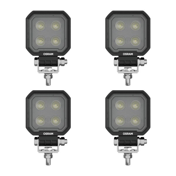 4 Arbeitsscheinwerfer LED 13,2W geschraubt 1.350lm OSRAM Cube WL VX80-WD