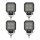 4 Arbeitsscheinwerfer LED 13,2W geschraubt 1.350lm OSRAM Cube WL VX80-WD