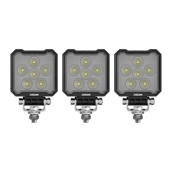 3 Arbeitsscheinwerfer LED 21W geschraubt 2.000lm OSRAM Cube WL VX100-WD