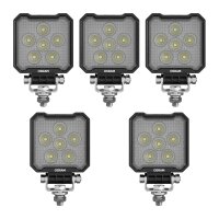5 Worklights LED 21W screwed 2,000lm LEDriving OSRAM Cube...
