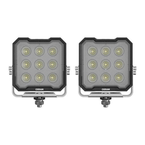 2 Worklights LED 30W screwed 6,000k 3,000lm OSRAM Cube WL VX125-WD