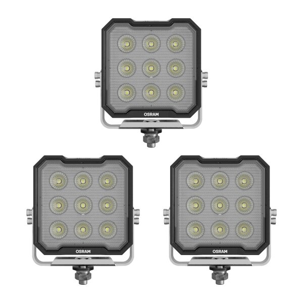3 Worklights LED 30W screwed 6,000k 3,000lm OSRAM Cube WL VX125-WD