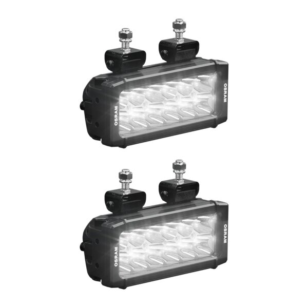 2 Zusatzscheinwerfer LED 18W geschraubt R10 6000K 2100lm OSRAM LIGHTBAR VX180-SP