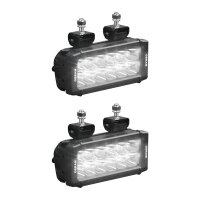 2 Auxiliary headlamps LED 18W screwed R10 6000K 2100lm...