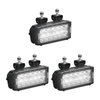 3 Auxiliary headlamps LED 18W screwed R10 6000K 2100lm...