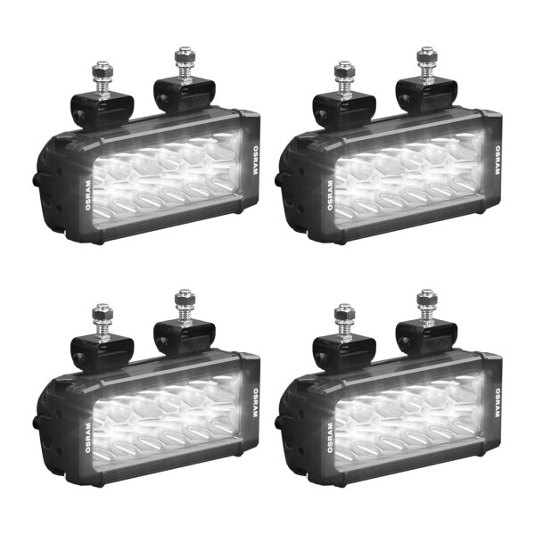 4 Zusatzscheinwerfer LED 18W geschraubt R10 6000K 2100lm OSRAM LIGHTBAR VX180-SP