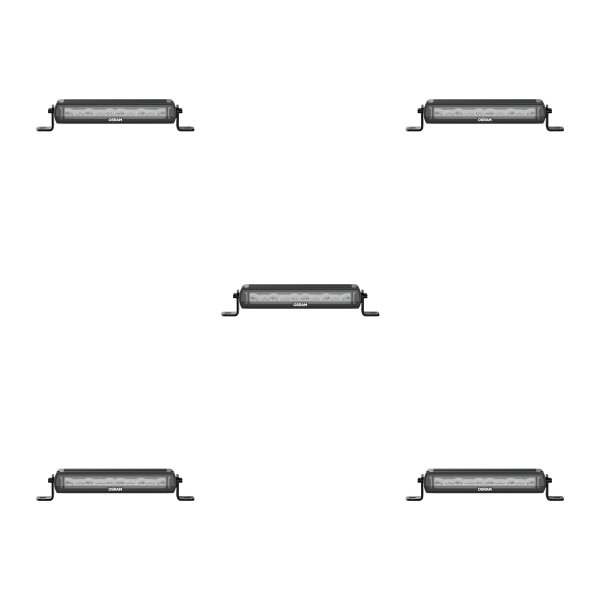 5 Auxiliary headlamps LED 37W R10 R149 standard 2120lm OSRAM LIGHTBAR FX250