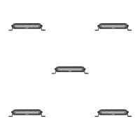 5 Auxiliary headlamps LED 37W screwed R10 R149 standard...