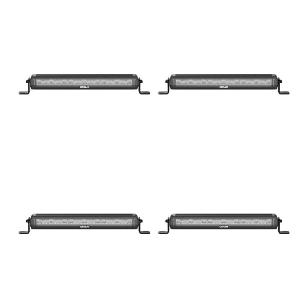 4 Zusatzscheinwerfer LED 56W geschraubt R10 R149 Norm OSRAM LIGHTBAR FX500