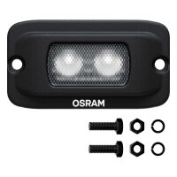 2 Arbeitsscheinwerfer LED 7W 6.500K 600lm OSRAM Flush Mount WL VX100-FL