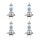 4 Glühlampen H7 12V 55W PX26d Licht-Expertise OSRAM NIGHT BREAKER® +220% heller