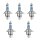 5 Bulbs H4 12V 60 55W P43t Light Expertise OSRAM NIGHT BREAKER® +220% brighter