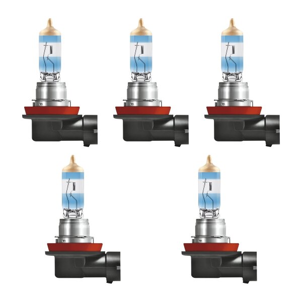 5 Glühlampen H11 12V 55W PGJ19-2 OSRAM NIGHT BREAKER® +220% heller