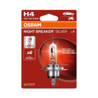 3 Glühlampen H4 12V 60 55W P43t OSRAM NIGHT...