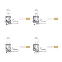 4 Bulbs H3 12V 55W PK22s easily replaceable OSRAM...