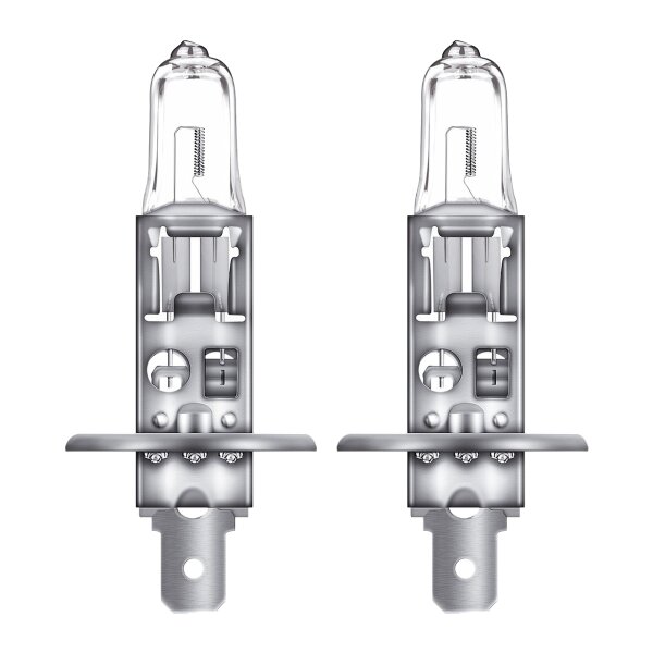 2 Bulbs H1 12V 55W P14.5s OSRAM NIGHT BREAKER® SILVER for various vehicles