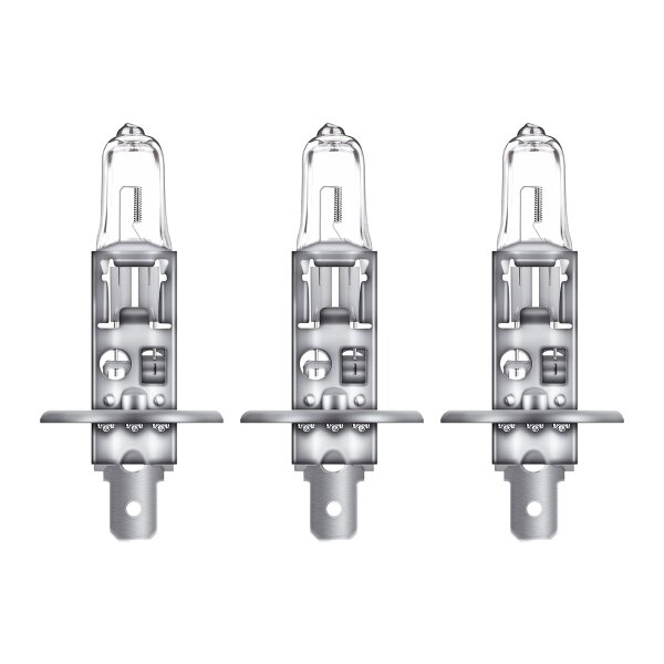 3 Glühlampen H1 12V 55W P14.5s OSRAM NIGHT BREAKER® SILVER passend für PKW