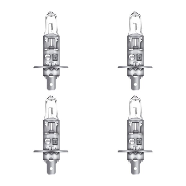 4 Glühlampen H1 12V 55W P14.5s OSRAM NIGHT BREAKER® SILVER passend für PKW