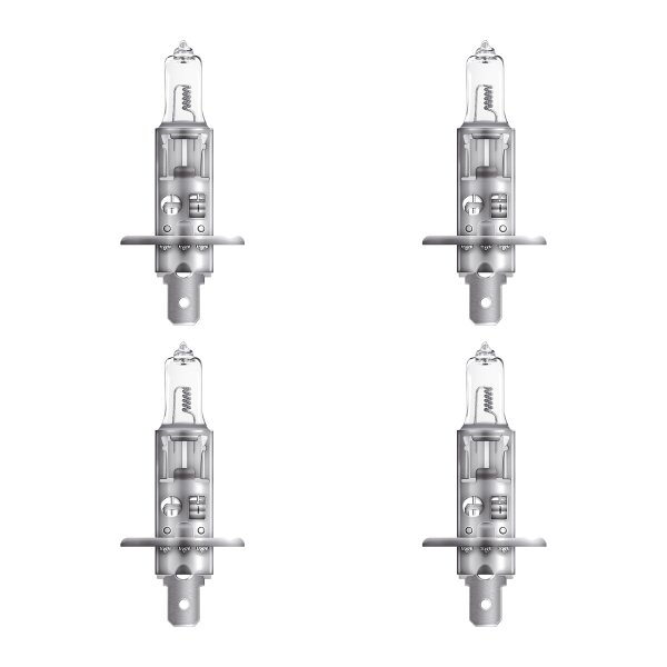 4 Glühlampen H1 12V 55W P14.5s OSRAM ORIGINAL passend für diverse PKW