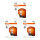 3 Bulbs H8 12V 35W PGJ19-1 OSRAM ORIGINAL suitable for various cars