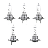 5 Bulbs H7 12V 55W PX26d 1500lm OSRAM ULTRA LIFE suitable for various cars