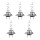 5 Bulbs H7 12V 55W PX26d 1500lm OSRAM ULTRA LIFE suitable for various cars