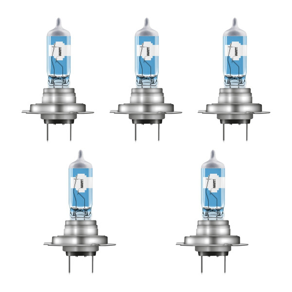 5 Glühlampen H7 12V 55W PX26d OSRAM NIGHT...