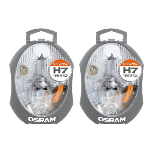 2 Replacement bulb boxes Original H7 12V OSRAM suitable for various vehicles
