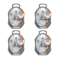 4 Ersatzlampen-Boxen Original H7 12V OSRAM passend...