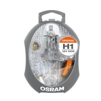 2 Ersatzlampen-Boxen Original H1/H7 12V OSRAM passend für diverse Fahrzeuge
