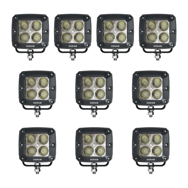 10 Arbeitsscheinwerfer LED 20W geschraubt 1.300lm OSRAM CUBE VX80-SP