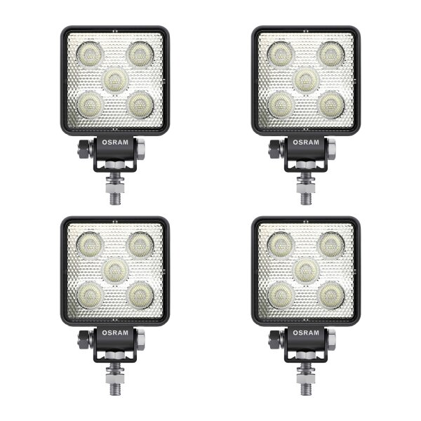 4 Arbeitsscheinwerfer LED 8W geschraubt 550lm Licht-Expertise OSRAM CUBE VX70-WD