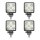 4 Arbeitsscheinwerfer LED 8W geschraubt 550lm Licht-Expertise OSRAM CUBE VX70-WD