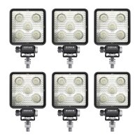 6 Arbeitsscheinwerfer LED 8W geschraubt 550lm...