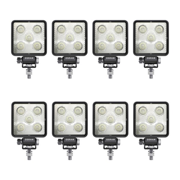 8 Arbeitsscheinwerfer LED 8W geschraubt 550lm Licht-Expertise OSRAM CUBE VX70-WD