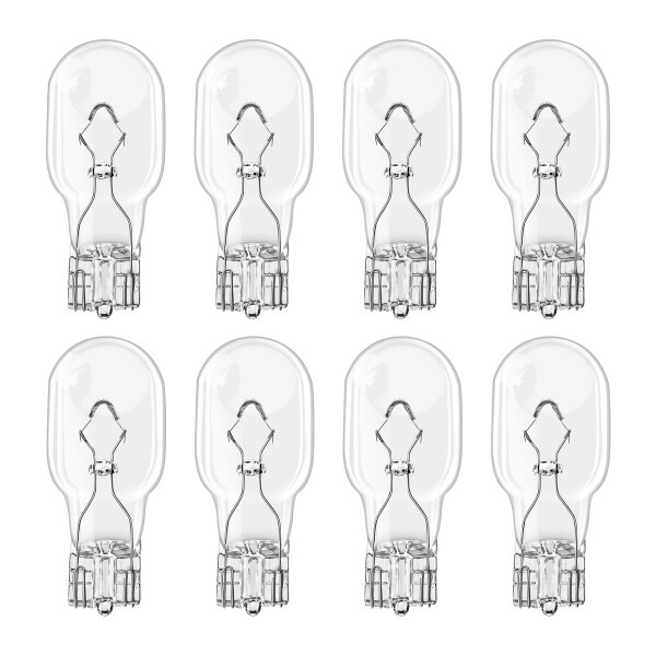 8 Glühlampen für Blinkleuchte W16W 12V 16W SV8.5-8 OSRAM passend für diverse PKW