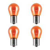 4 Glühlampen für Blinkleuchte PY21W 12V 21W...