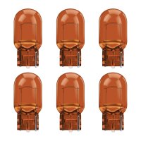 6 Glühlampen für Blinkleuchte WY21W 12V 21W...