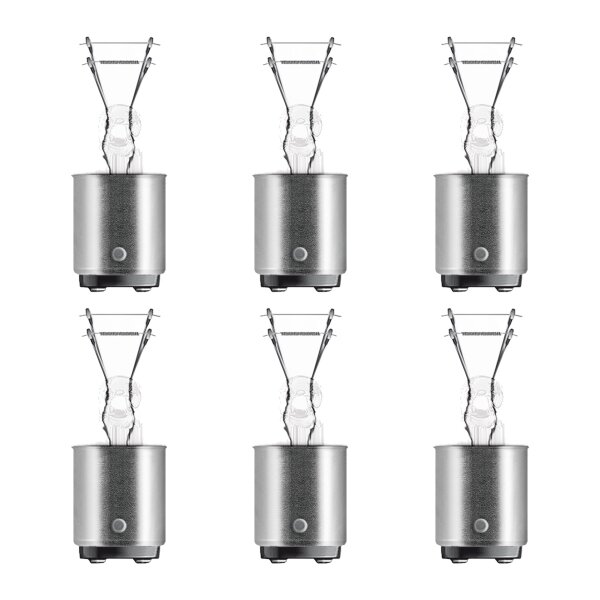 6 Glühlampen Bremslicht P21 4W 12V 21 4W BAZ15d OSRAM für diverse PKW