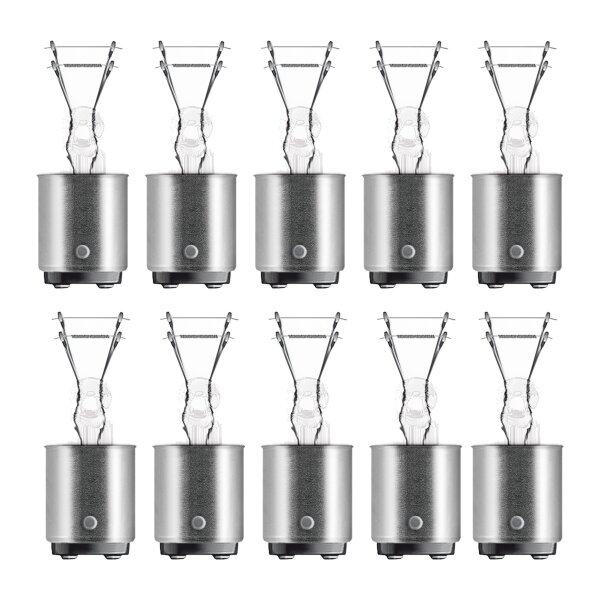 10 Bulbs Brake light P21 4W 12V 21 4W BAZ15d OSRAM for various cars