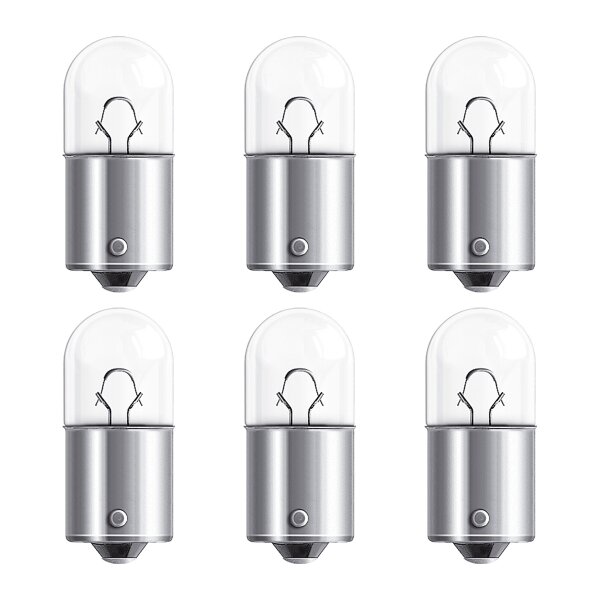 6 Glühlampen für Blinkleuchte R10W 12V 10W BA15s OSRAM passend für diverse PKW