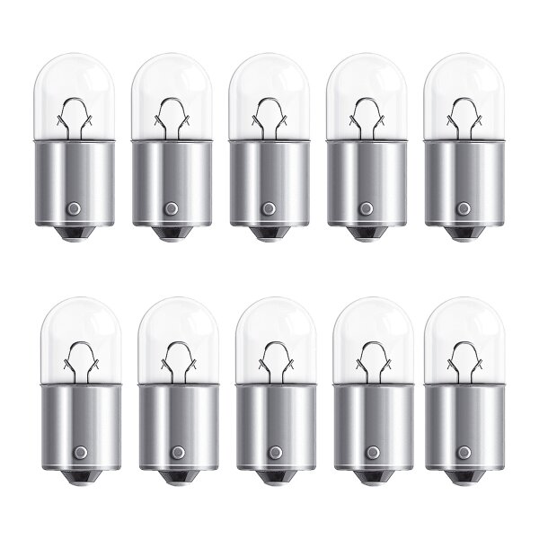 10 Glühlampen für Blinkleuchte R10W 12V 10W BA15s OSRAM passend für diverse PKW