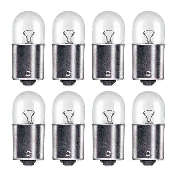 8 Glühlampen für Blinkleuchte R5W 12V 5W BA15s OSRAM passend für diverse PKW