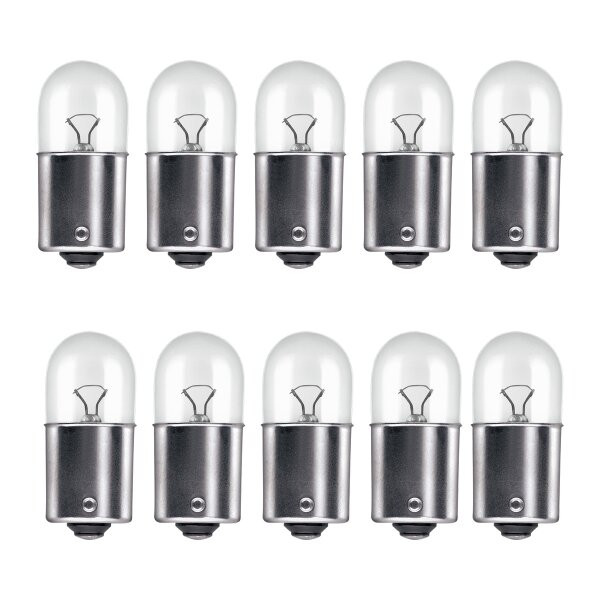 10 Glühlampen für Blinkleuchte R5W 12V 5W BA15s OSRAM passend für diverse PKW